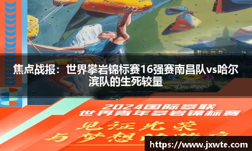 焦点战报：世界攀岩锦标赛16强赛南昌队vs哈尔滨队的生死较量